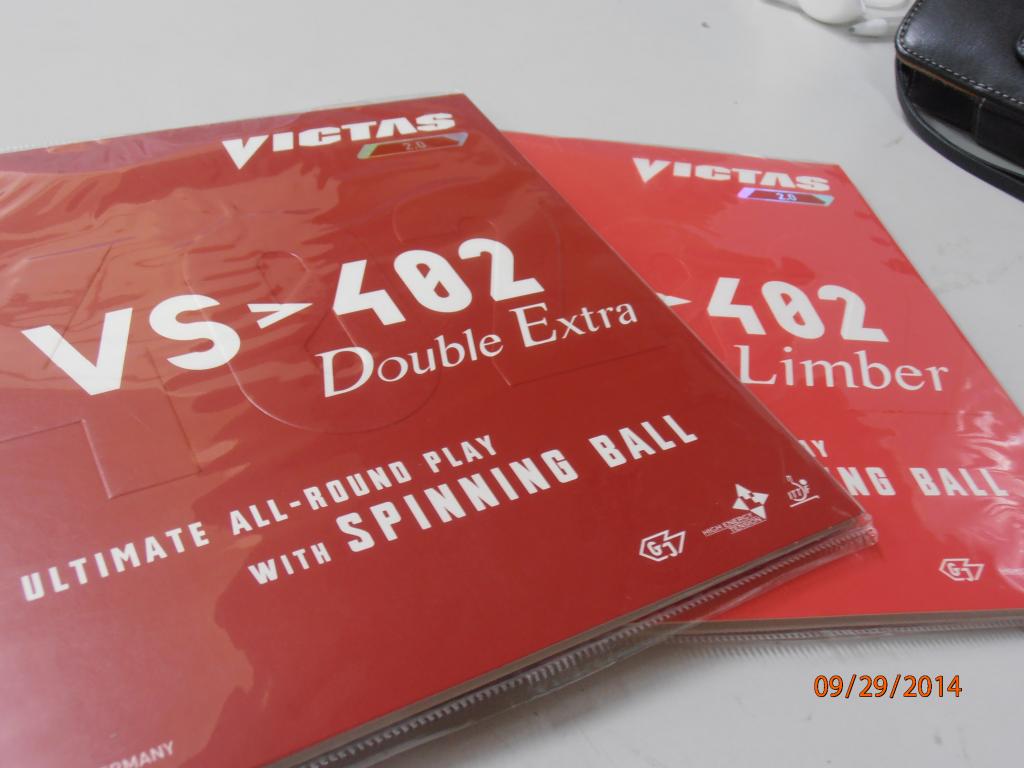 Victas VS > 402 Double Extra and VS > 402 Limber - Reviews 